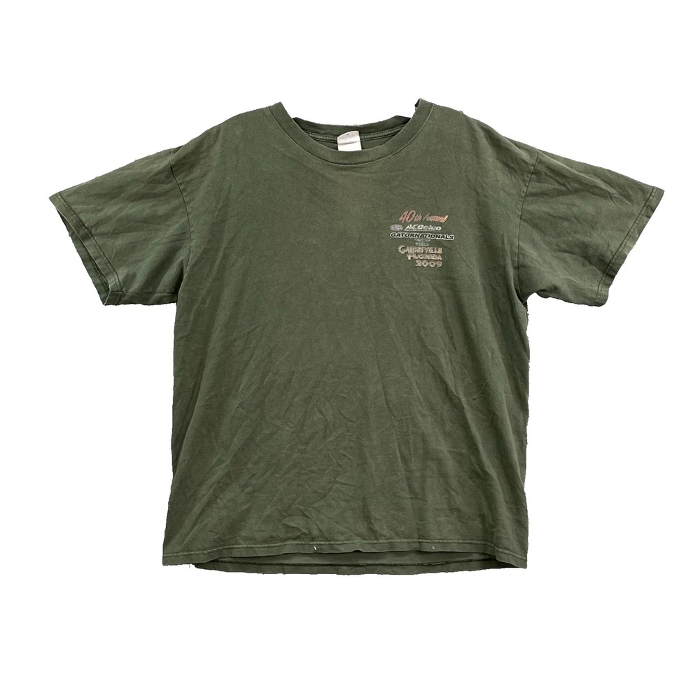 Vintage Anvil T‎ Shirt Mens Large 40th Annual NHRA Gatornationals Drag Racing